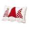 Glitzhome® 3D Heavy Cotton Knitted Gnome Throw Pillow
